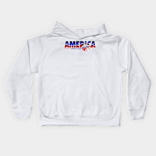 America votes 2024 Kids Hoodie